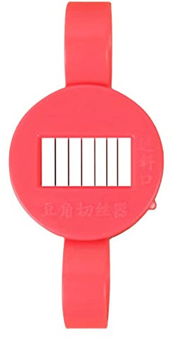 Strumento Frencher per fagioli verdi,Trituratore ergonomico per affettatrice di peperoni e fagioli verdi | Affettatrice per affettatrice per fagioli verdi multifunzione, utensile da cucina Shangjia