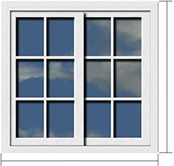 Klebeband Anti-Vogel Magnetischer Fenstergitter Gaze Abnehmbares Und Waschbares Insektennetz DIY Punch-Invisible Curtain Mesh Simple-120x150cm,Graues Netz Brauner Rand