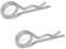 Ganter Normelemente | Federstecker | Edelstahl | GN 1024-NI-4-D | 2 Stück | doppelte Windung | Durchmesser 4mm