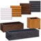 BooGardi Jardinière avec insert - Anthracite - 44 cm x 20 cm x 14 cm - 4 couleurs - 3 tailles - Pour rebord de fenêtre/balcon - Jardinière de jardin ou terrasse