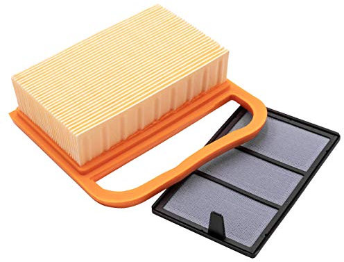 vhbw 2-teiliges Filter-Set Ersatz für Stihl 4238 140 4402, 4238 140 1800, 4238 140 4401 für Trennschleifer, Motorsäge - 2X Ersatz-Filter