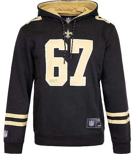 Fanatics NFL Team Hoody Kapuzenpullover (L, New Orleans Saints)