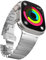 GOQELK Kompatibel mit Apple Watch Armband 49mm 45mm 44mm 42mm,316L Edelstahl Gliederarmband Ersatzarmbänder Geeignet für iWatch Ultra 2/Ultra,Series 9/8/7/6/5/4/3/2/1/SE SE2 Silber