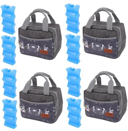 Toyvian 4 Sätze Kühltasche Für Muttermilch Pumptasche Muttermilch Reisekühler Kleine Brust Milch Kühltasche Isolierte Babyflasche Flaschenkühler Oxford-stoff Runden Flaschentasche Reisen