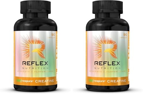 Reflex Nutrition Creapure Creatine Capsules Supplement (90 Caps) (Pack of 2)