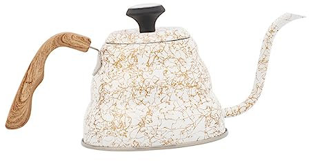 MILISTEN 1stk L-kaffeekanne Teekessel Kaffeekessel Aus Metall Wasserkocher Aus Edelstahl Über Die Kaffeemaschine Gießen Kaffee-tee-pour Pots Pfeifen Schlanker Mund Rostfreier Stahl Haushalt