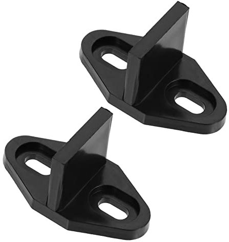 jojofuny 2sätze Teiliges Bodenführung Schiebetürführung Aus Robustem Pom-material Verhindert Türumschwingen Einfache Montage Für Scheunentüren Und Schranktüren Passend Für Beliebige Türbrei