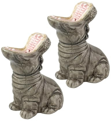 Hungry Hippos Salt & Pepper - Nilpferde als Salz und Pfefferstreuer Set