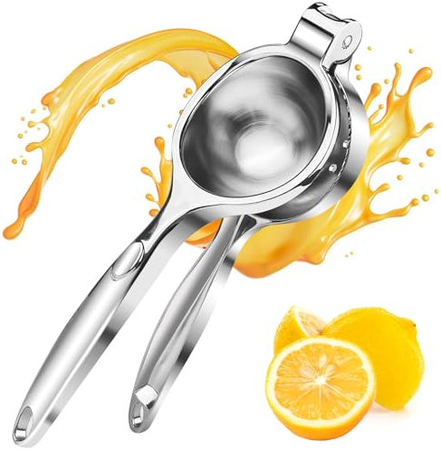 Relota Presse Agrumes Manuel, Presse Citron, Anti-Caustique, Presse Agrume Manuel Très Résistant, Presse Orange Manuel de 7 Cm de Diamètre pour Cuisine, Bar, Restaurant, Sûr Et Durable