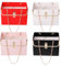 FRUHLING 4 Stück Blumen Geschenk Tasche Blume Handtasche Box mit Metallkette Blumen Papierboxen Bonquet Taschen Hochzeit Party Geschenk Wrap Bag (4 Farben)