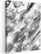 MuchoWow© Leinwand 30x40 cm Deko Schlafzimmer Aesthetic Leinwandbilder Wohnzimmer Gemälde Foto Geschenk Living Room Decoration Abstrakt - Diamant - Luxus - Modern - Silber