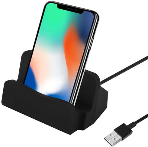 Station de Charge Samsung, Noir Chargeur de Station d'accueil de Type c, Station d'accueil Dockingstation pour Smartphone Compatible,Peut Supporter Support de Chargeur de Bureau téléphone Portable