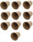 Warmhm 10Pièces Pots De Fleurs Biodégradables Papier pour Jardinage Contenants De Démarrage Pulpes pour Semis Et Plantes Intérieur Et Extérieur