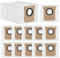 APZOVO 12 Sacs à Poussière pour Dream L10s Ultra /L10s Pro Ultra /L10s Pro Gen2 /L10s Plus /L10 Prime /L20 Ultra /L40 Ultra /L50 Ultra /D10 Plus /X40 Ultra, pour Xiaomi X10+ X20+, 3.2L Grande Capacité