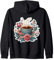 Tasse à thé à motif floral pour femme Motif fleurs de chocolat chaud Sweat à Capuche