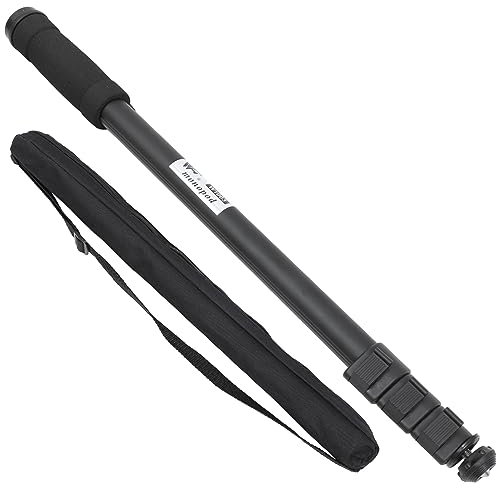 HOMOBABE Compact Aluminum Alloy Monopod for DSLR and Digital Cameras Extendable to Lightweight Travel Stick for Outdoor Photography and Adventure