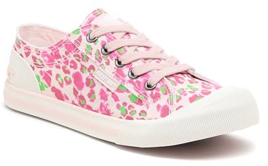 Rocket Dog Jazzin Snap Cotton Women's Pink/Multi Trainers