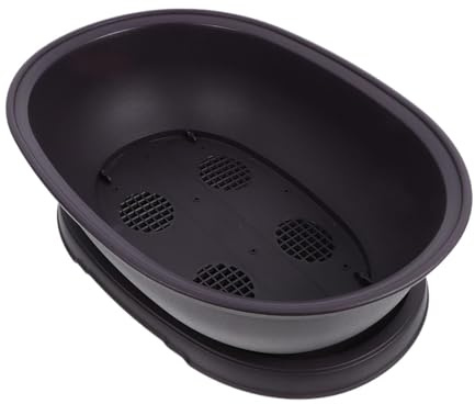 Colcolo Maceta de Entrenamiento con Bandeja de Humedad, Maceta Ovalada para bonsái, Escritorio, Porche, Plantas de Interior, Patio.