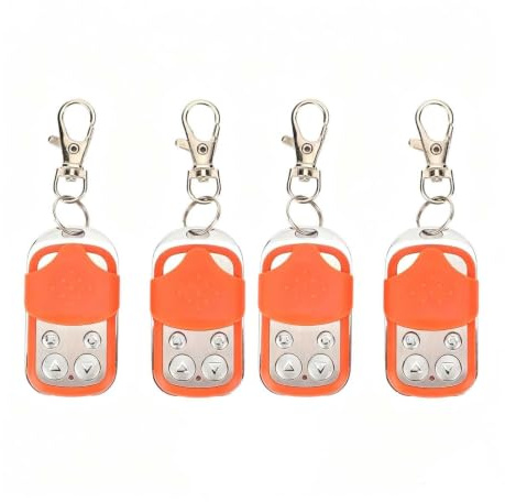 Telecomando per porta automatica, 4 pezzi, apriporta per garage, chip con codice rolling, sostituzione apricancello automatico per pollaio, vialetto elettrico portatile