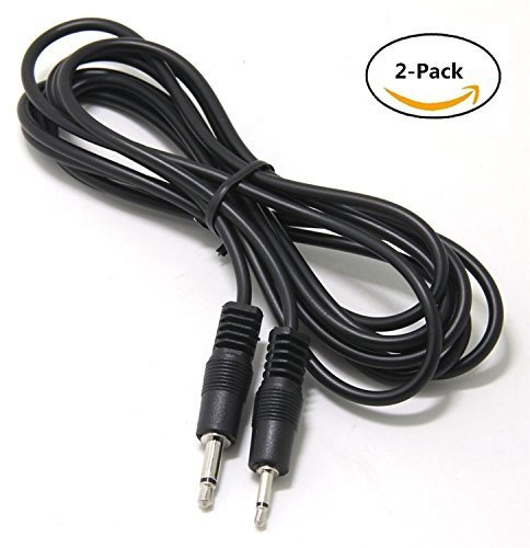 Ancable 2-Pack 6-Feet Mono Cable 2.5mm Male to 3.5mm Mono Jack Plug - 12V Trigger Cable for Parasound Amp and Logitech Harmony Hub