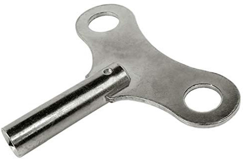 Minott Ersatzschlüssel 2mm Aufzugschlüssel vierkant Messing vernickelt silbern 34459