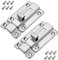 Dokpav 2 Pcs Door Locks, 3 Inch Stainless Steel Door Bolts Slide Door Bolts for All Internal Doors, Bedroom Bathroom