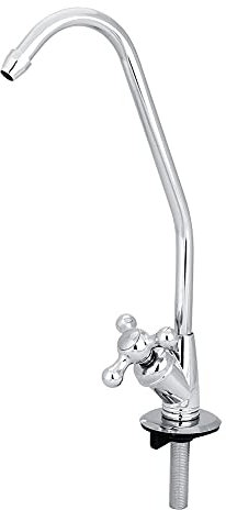 Rubinetto per Acqua Potabile, 1/4 '' Rubinetto da Cucina in Lega di Zinco Rubinetto Cromato per osmosi inversa RO Rubinetto per Filtro per Acqua Potabile