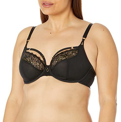 Freya Women's Temptress Underwire Plunge Bra Black, Black, 32E
