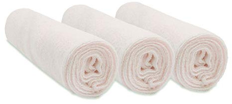 Easy Dort | Lot de 3 housses pour matelas à langer en Bambou | 50x70cm - 50x80cm - 55x75cm | Écru | Extensible & Absorbant | Doux | Antibactérien & Hypoallergenique | Fabriqué en Europe