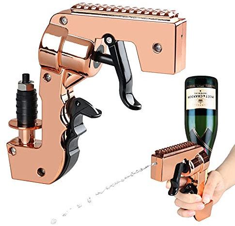 Champagne Gun Shooter,Beer Gun Shooter,Alcohol Gun Shooter Bottle Beer Squirt Gun Adjustable Dispenser Red Wine for Party Birthday Christmas