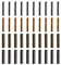 ECSiNG 40pcs Cord End Caps 2mm Push Tube Clasps Bracelet End Clasp Jewelry Making Finding for Bracelet Necklace Black Gun Rose Gold Bronze Silver