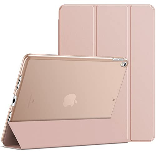 JETech Hülle für iPad Air 10,5 (3. Generation 2019) und iPad Pro 10,5 2017, Schutzhülle mit Ständer Funktion und Auto Schlafen/Wachen (Roségold)