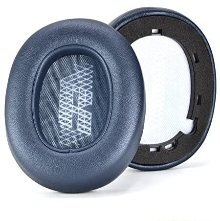 Ersatz-Ohrpolster für JBL E65 E65BTNC / Duet NC / LIVE650 BTNC LIVE660 BTNC Kopfhörer, verbesserte Memory-Schaum-Ohrpolster (blau)