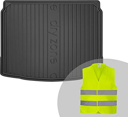 FROGUM DryZone Gummimatte Ganzjährige Praktische Auto Kofferraummatte Kofferraumwanne passend für Skoda Karoq ab 2017 | Hohe Kante | Robust und langlebig