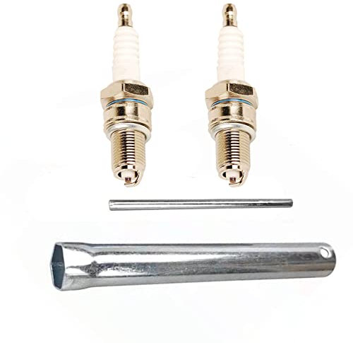 HIFROM F7TC Zündkerze 2 Stück mit Schraubenschlüssel kompatibel mit Honda GX120 GX160 GX200 GX240 GX270 GX340 GX390 GCV160 GCV190 GCV135 GC160 GC190 Generator Rasenmäher Ractor