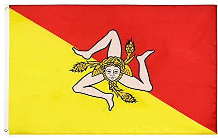 bandiera bandiera nazionale 90x150 CM Bandiera Sicilia per Decorazione