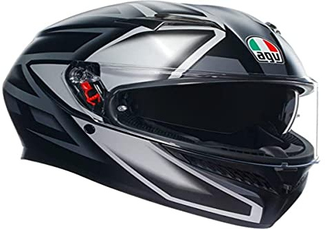 AGV K3 Compound Helm, schwarz matt/grau, L (59/60)