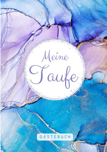 Meine Taufe Gästebuch: Regenbogen | Gästebuch und Taufalbum | Zum Ausfüllen | Für Erinnerungen, Glückwünsche und Fotos | 40 Gäste | Hardcover