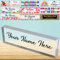 Placa de escritorio con nombre personalizada para profesores Placa acrílica personalizada con nombre en bloque para oficina Placa de escritorio personalizada-Design by You