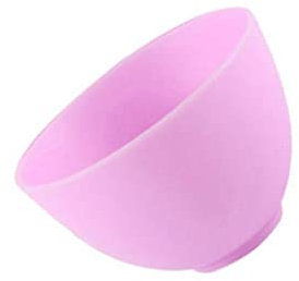 Beatifufu Odorless Silicone Mixing Bowl for Facial Masks Xcm Anti Drop Reusable Skincare Prep Bowl for Home Use for Mixing and Measuring Ingredients