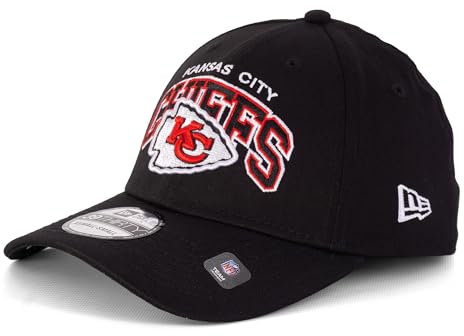 New Era Cap Herren Basecap Limited Edition NFL NBA MLB Mütze 39THIRTY (Kansas City Chiefs Black V1, S-M)