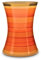 orangefarbene, spindelförmige Blumenvase JoJo - Tangelo von Angela - Neue Wiener Werkstätte