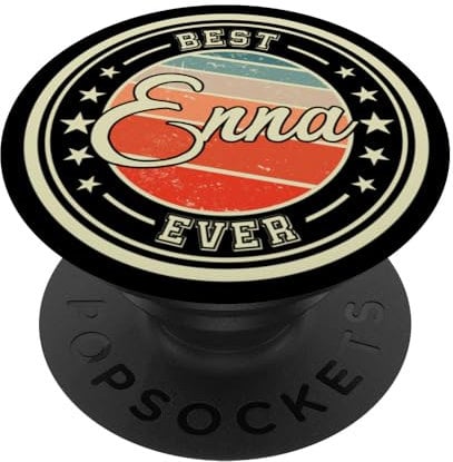 Best Enna Ever lustiger Spruch Vorname Enna PopSockets mit austauschbarem PopGrip