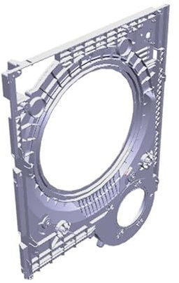Aeg 14001802901 Frontblende grau/b für Wäschetrockner