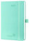 POPRUN Taschenkalender 2025 Klein Softcover mit PU-Leder, ca. A6 (16 x 10,5 cm) - Kalender 2025 Klein (Jan.2025-Dez.2025) - Terminplaner 1 Woche 2 Seite mit Stiftschlaufe - Mintgrün