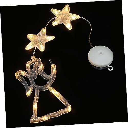 Warmhm Weihnachtsfeier Lichter Festival Lampe Dekore Weihnachtsvorhang Leuchtreklame Pp Weihnachtsbaum