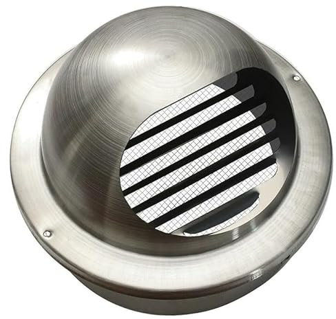 AIROPE Griglia Ventilazione in Acciaio Inossidabile 150 mm con Zanzariera Integrata, Aspirazione, Resistente alle Intemperie,Perfetta per Cappe Aspiranti,Sistemi di Ventilazione e Condotti di Scarico