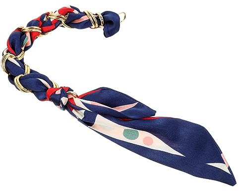 HAWILLOSCH Taschenkette aus Harz seidenband Ribbon Band für Tasche Taschenhenkel Taschenriemen ersetzen Vintage Geldbörsen dekorativer Geldbeutel Handtaschenkette selber Machen Schleife