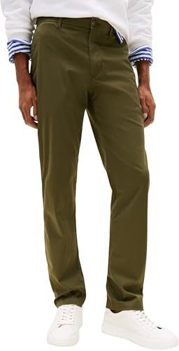 Tommy Hilfiger Herren Chino Hose Denton Printed Structure Straight Leg Fit