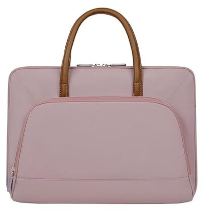 fdsmall Laptop Sleeve Case Große Kapazität Computer Handtasche Schutz Notebook Fall Kompatibel für Kompatibel mit MacBook Air, MacBook Pro, Tablet PC, Ultrabook, Netbook (Pink, 14.6 inch)